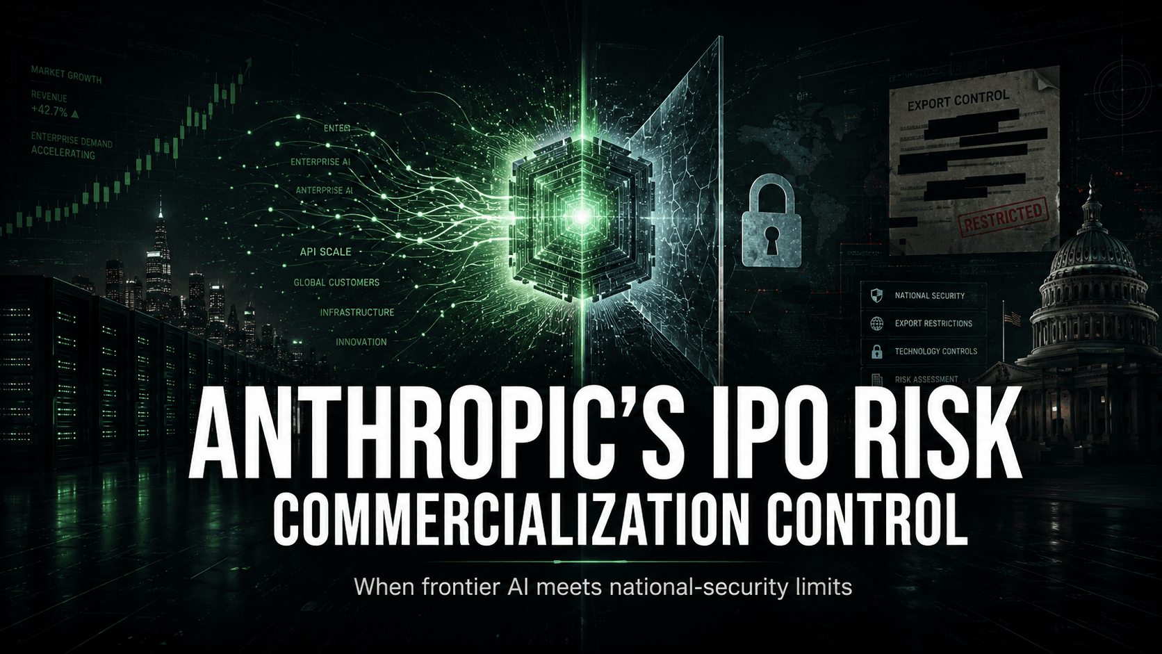 Dark green AI infrastructure image used as the original Anthropic article cover.