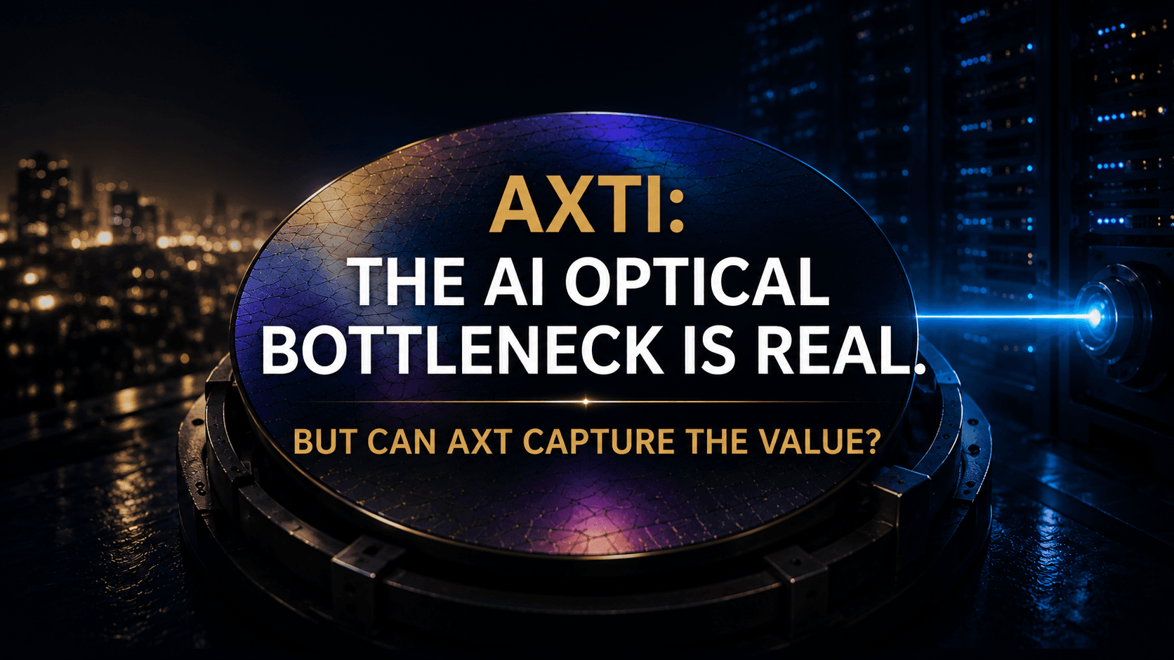 AXT indium phosphide substrate and AI optical infrastructure bottleneck.