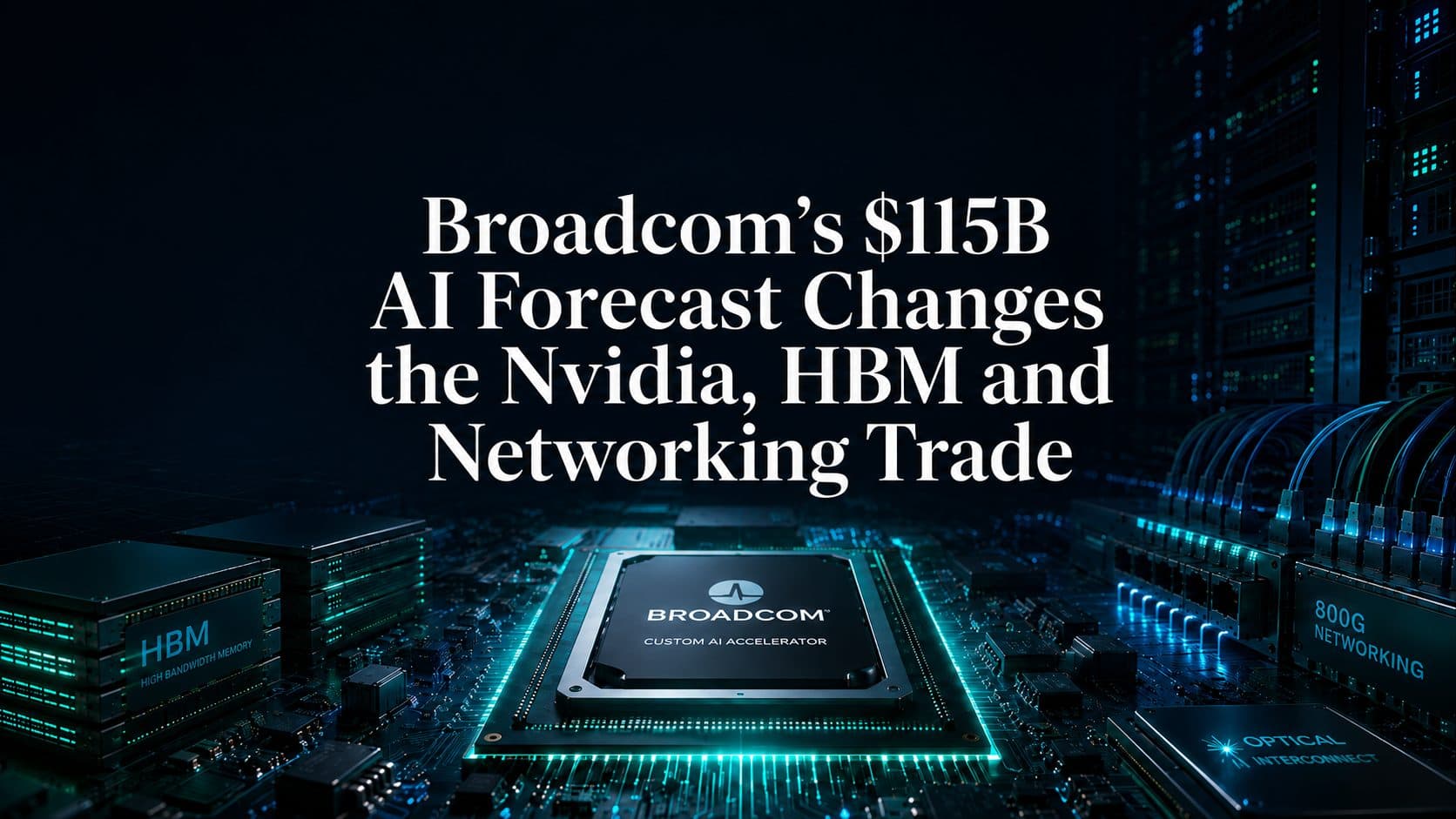 Broadcom $115B AI forecast reshaping the Nvidia, HBM, networking and optical AI infrastructure trade