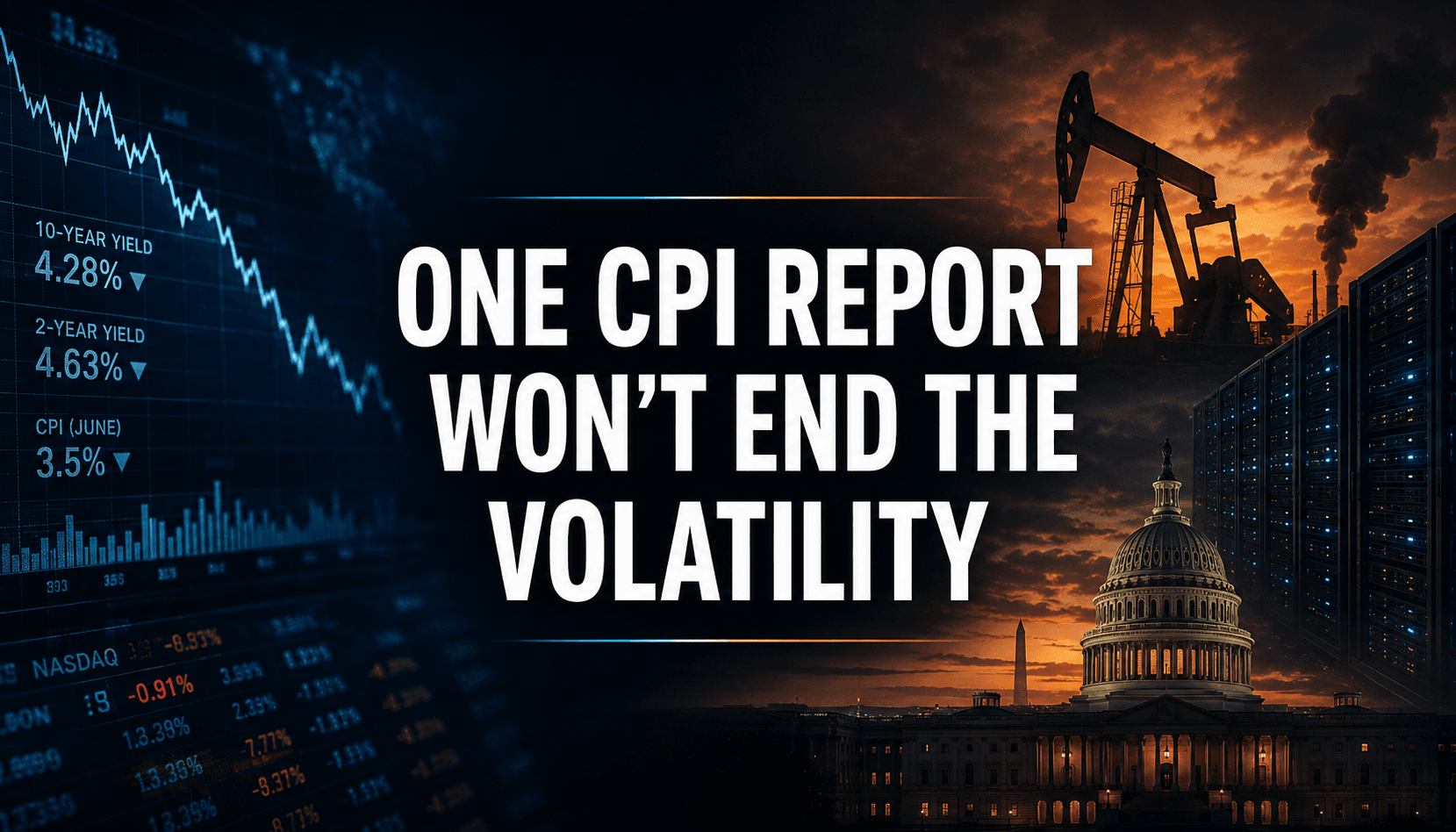 One CPI report will not end 2026 market volatility as Treasury yields, oil prices, AI spending and U.S. policy risks remain.