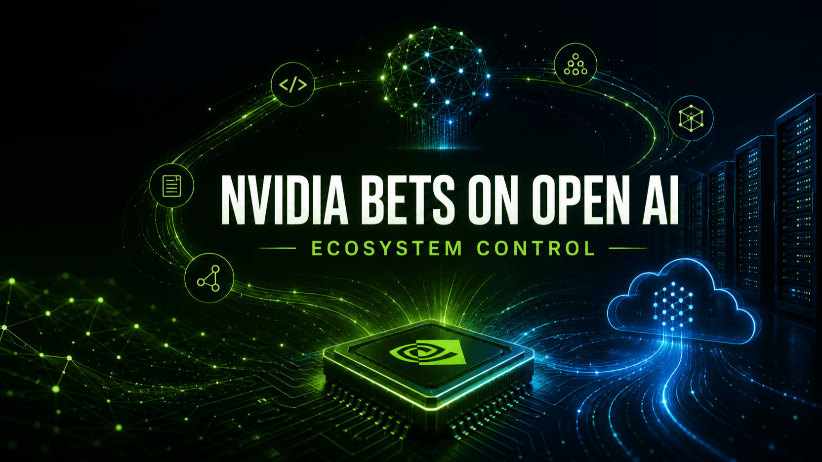 NVIDIA open AI ecosystem with GPU, cloud infrastructure and connected model network